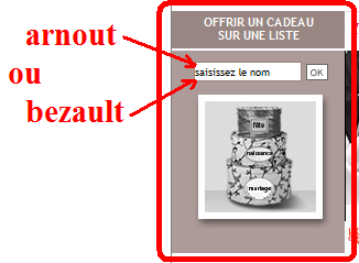 Offrir un cadeau par Internet