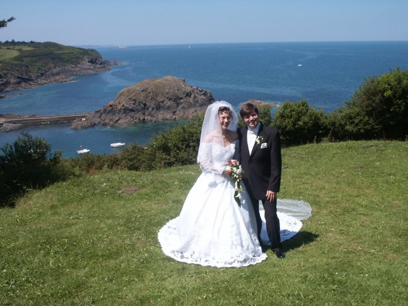 Karine et &Eacute;ric au bord de la mer &agrave; Saint-Quay-Portrieux