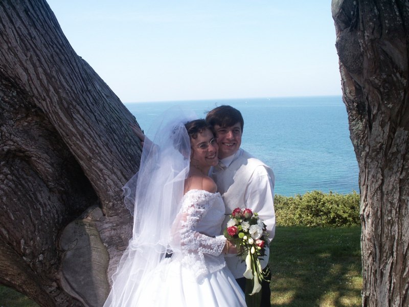 Karine et &Eacute;ric au bord de la mer &agrave; Saint-Quay-Portrieux