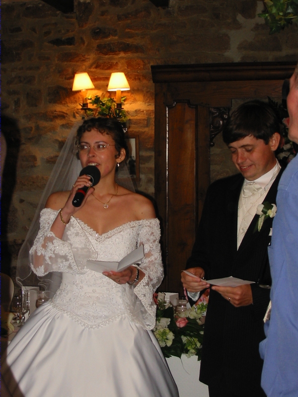 Discours de la mari&eacute;e